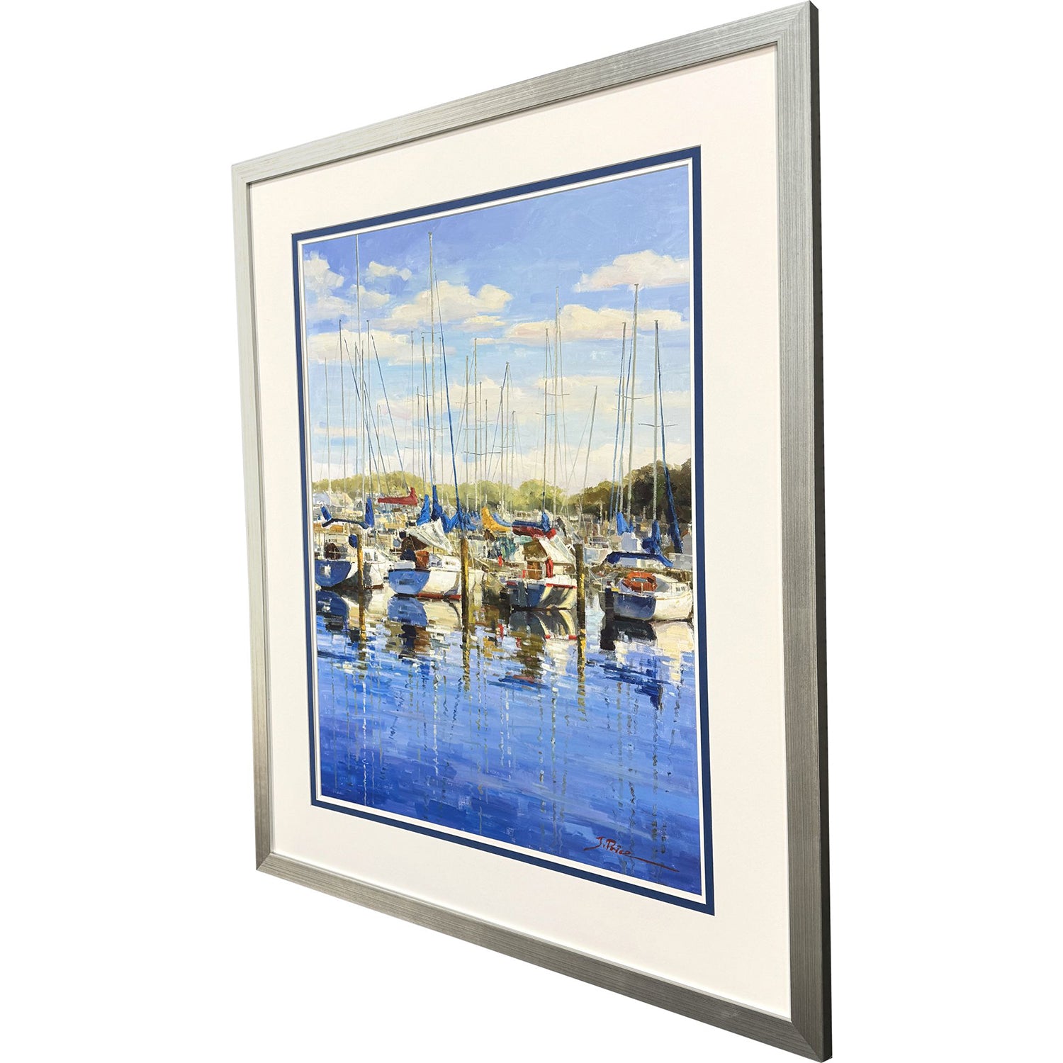Malanta Knowles At the Marina Framed Art