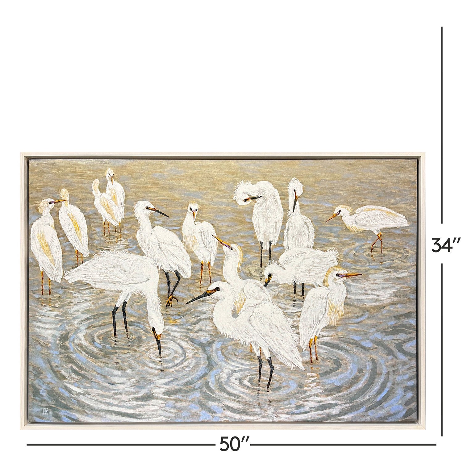Malanta Knowles Herons and Egrets Canvas Art