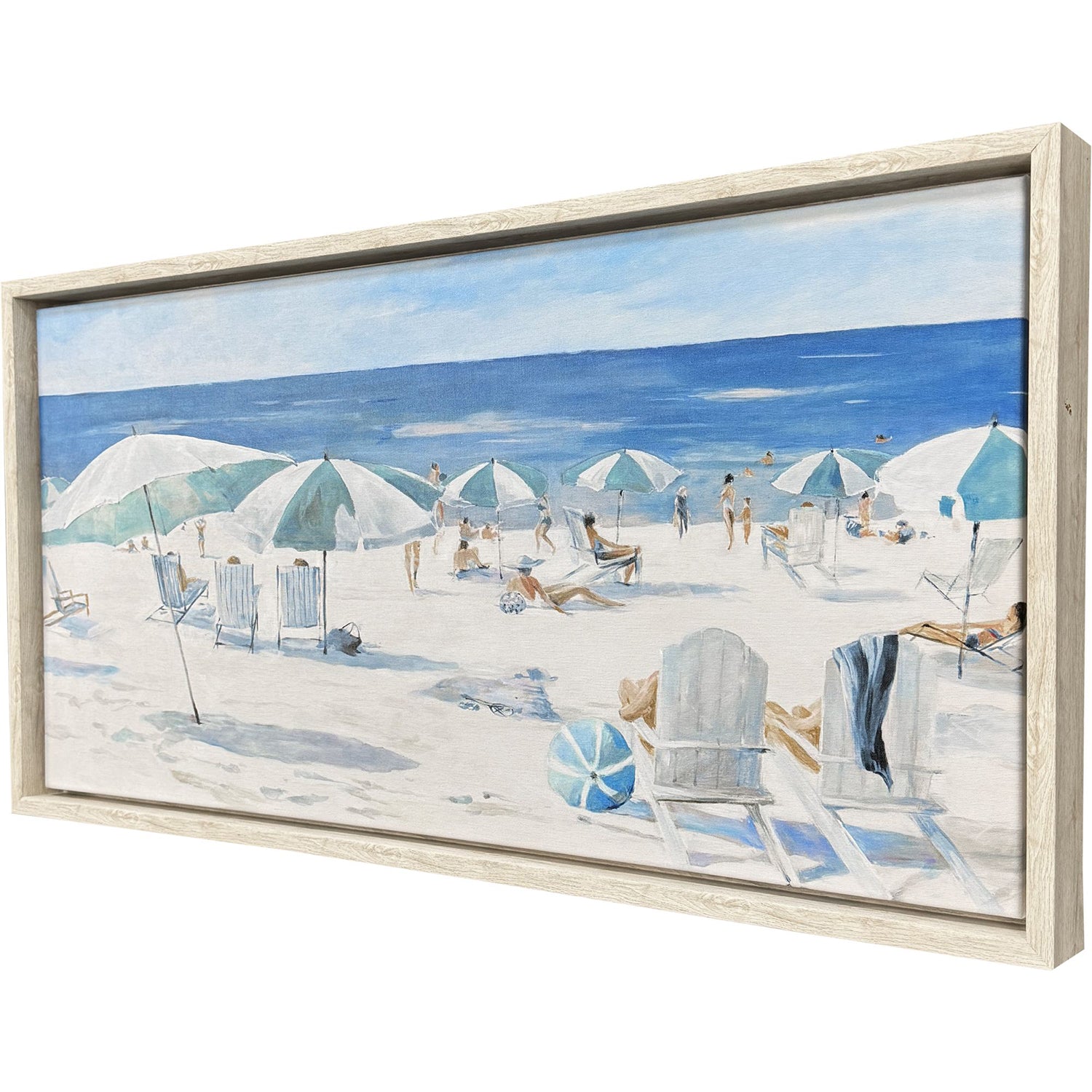 Jordan Glassco-Smith Umbrella Beach Canvas Art