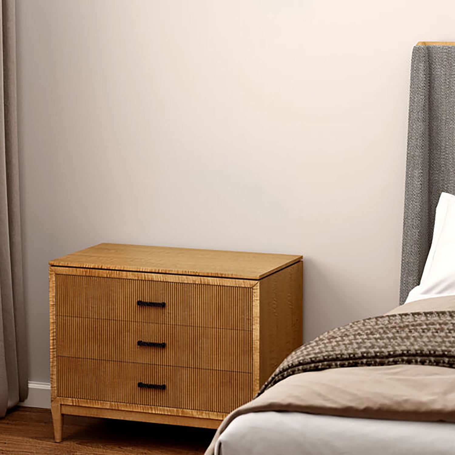 A.R.T. Furniture Loft Reeded Bedside Chest Set of 2