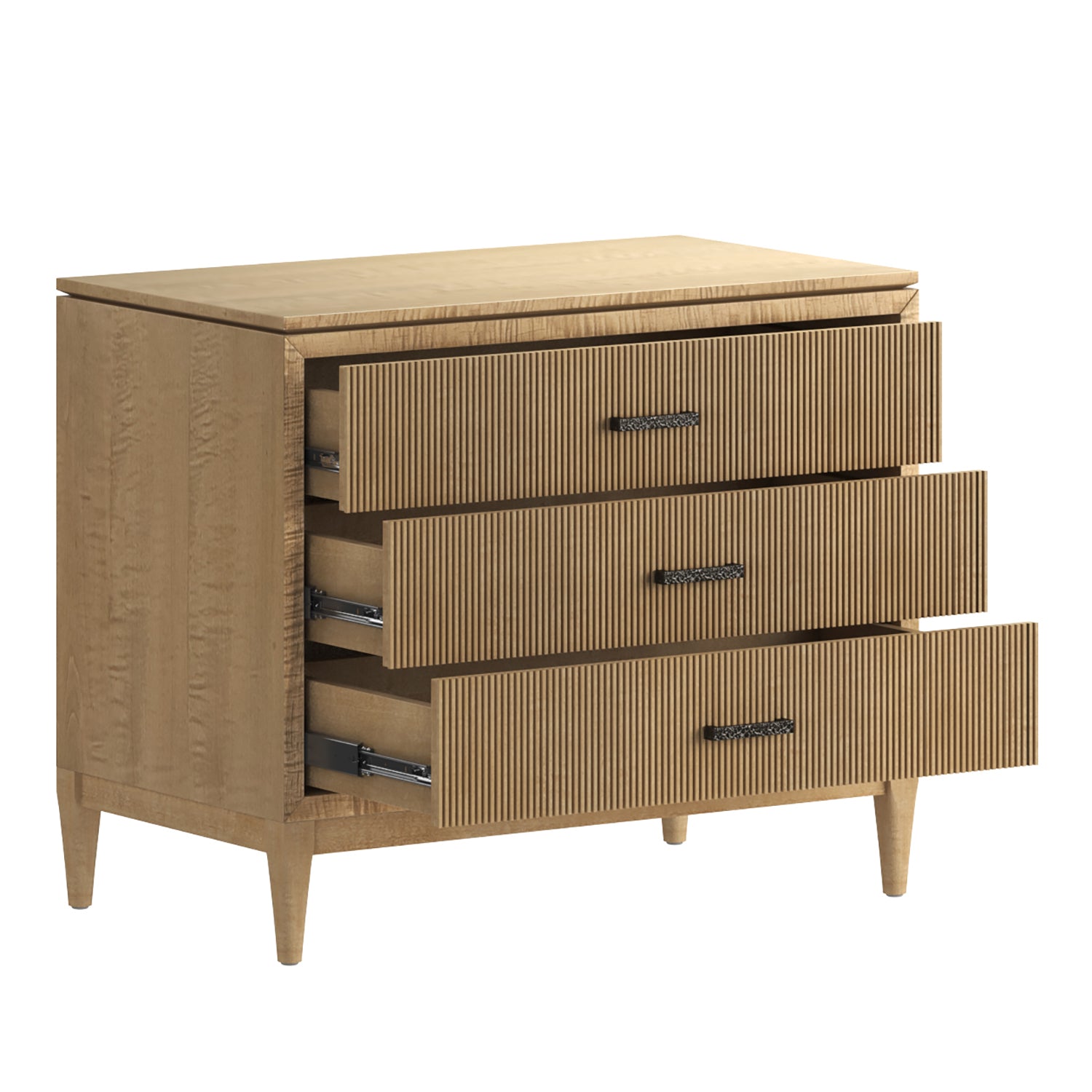 A.R.T. Furniture Loft Reeded Bedside Chest Set of 2