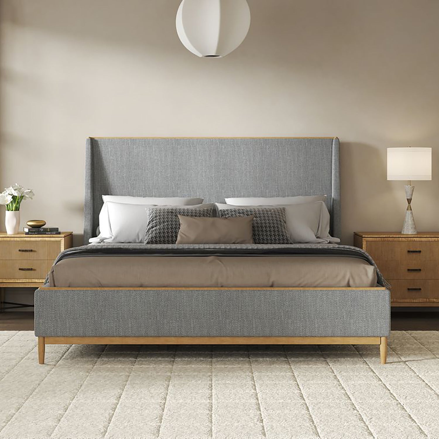 A.R.T. Furniture Loft Reeded Bedside Chest Set of 2