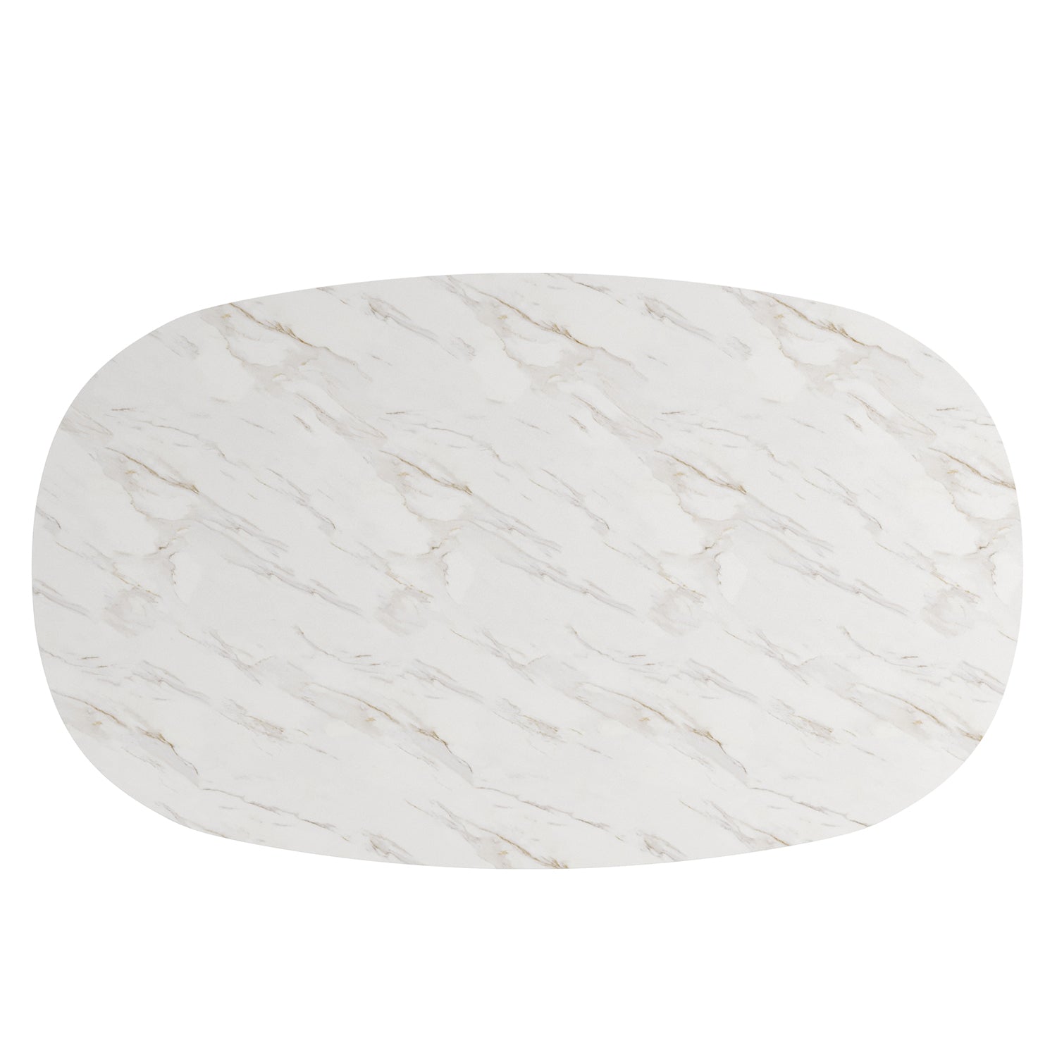 Verge oval cocktail table styled in a living room