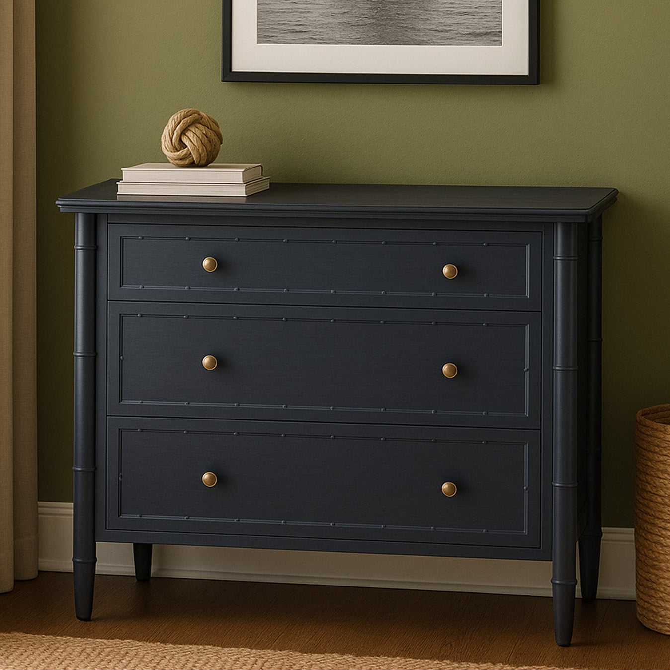 A.R.T. Furniture Harbor Navy Bachelors Chest