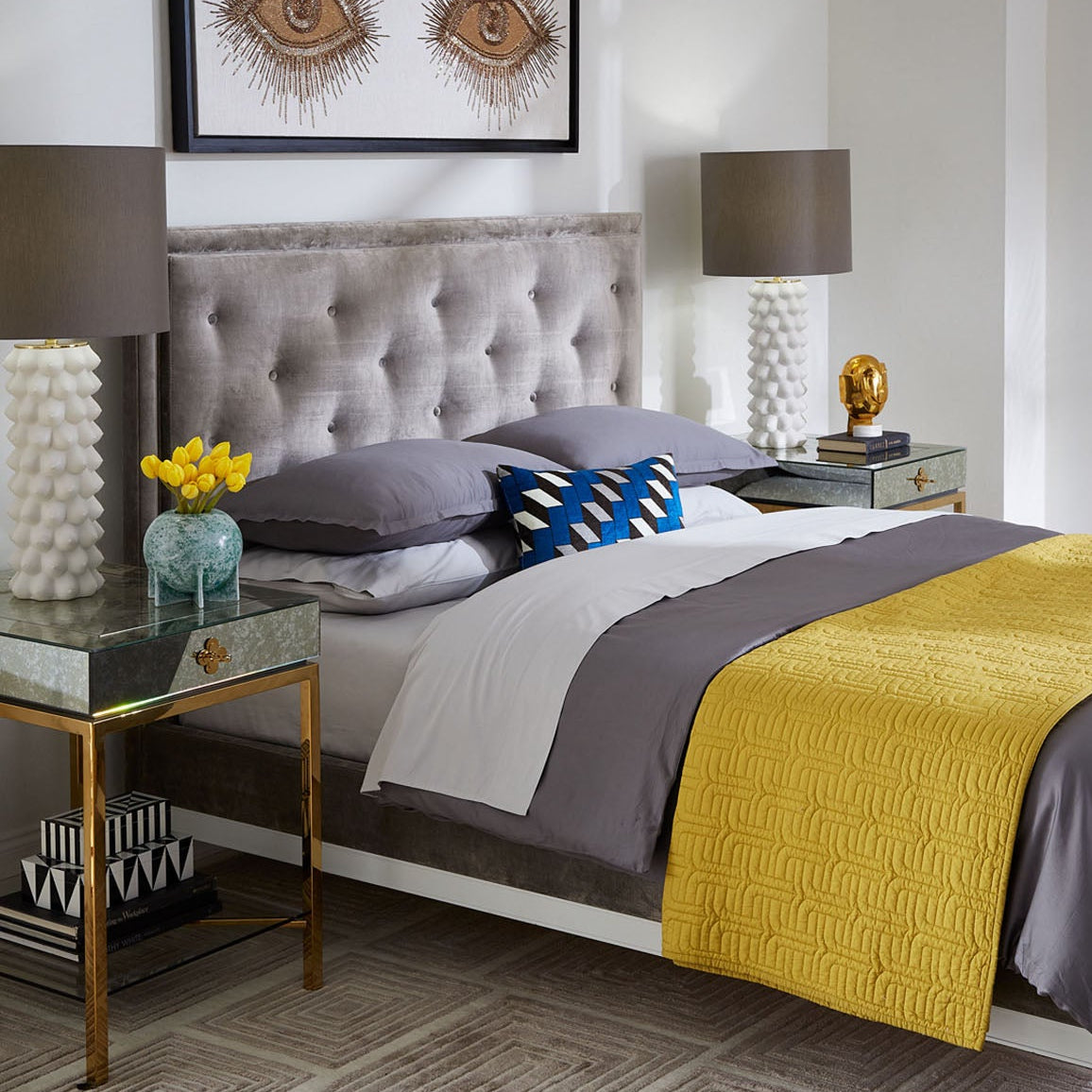 Jonathan Adler Lampert Queen Bed