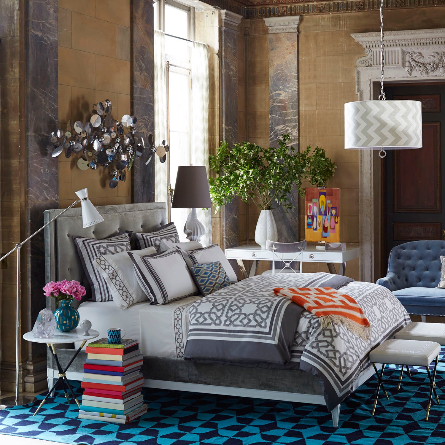 Jonathan Adler Lampert Queen Bed