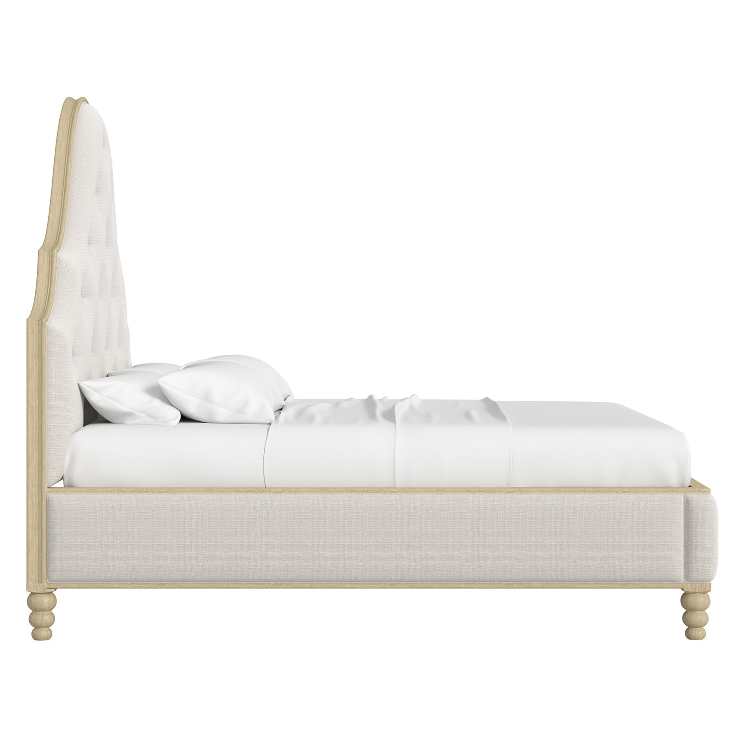 A.R.T. Furniture Haven Sundrenched Oak Upholstered Bed