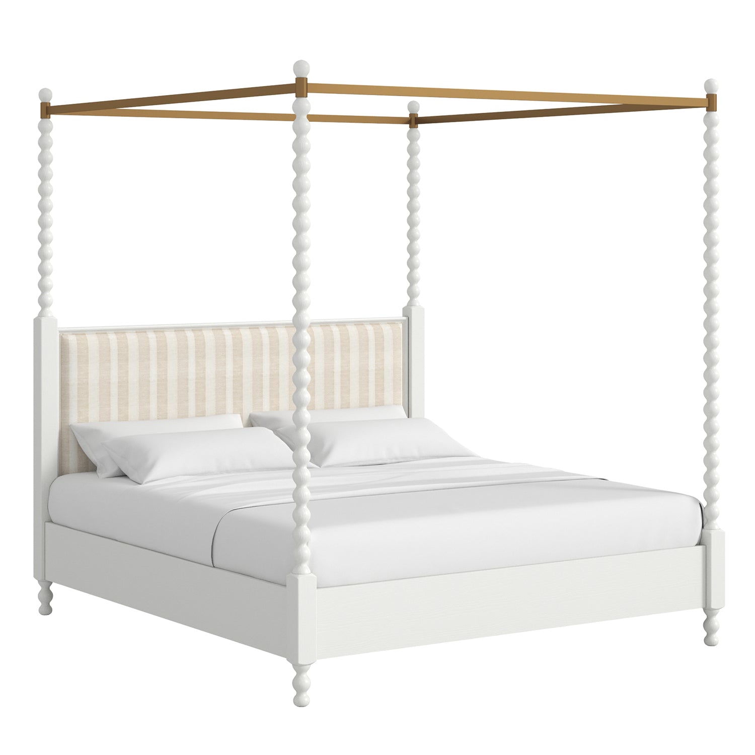 A.R.T. Furniture Haven Upholstered Canopy Poster Bed
