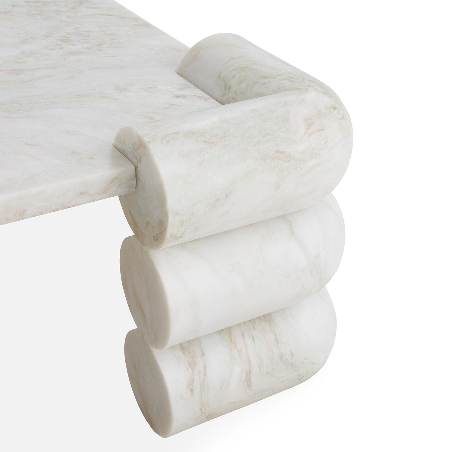 Jonathan Adler Circuit Marble Cocktail Table