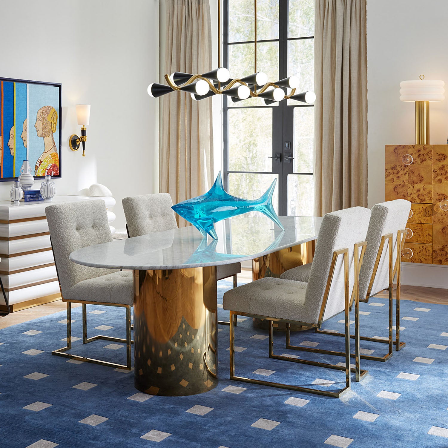 Jonathan Adler Alphaville Capsule Dining Table