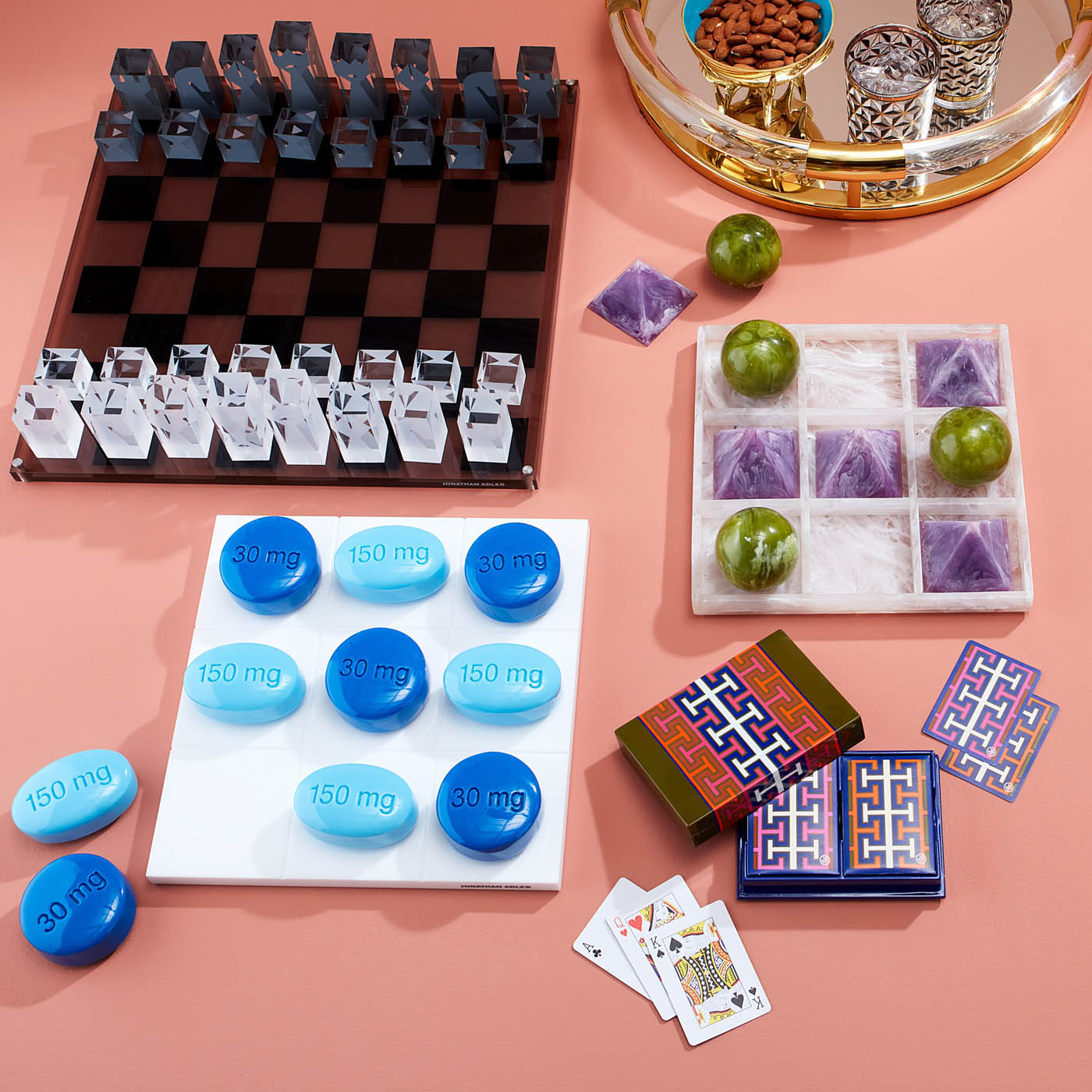 Jonathan Adler Full Dose Tic-Tac-Toe Set