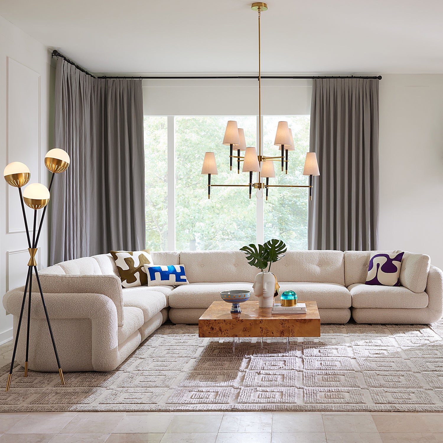 Jonathan Adler Ventana Two-Tier Chandelier