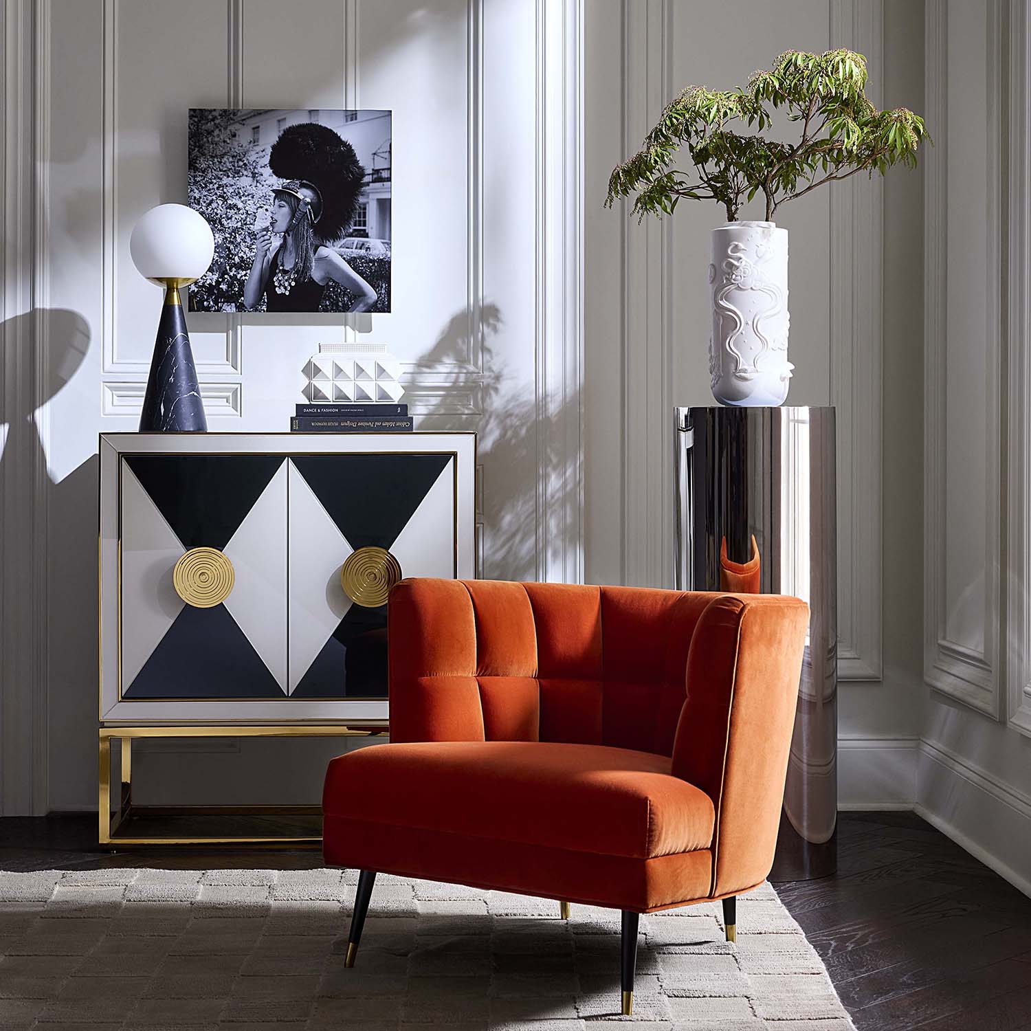 Jonathan Adler Op Art Cabinet