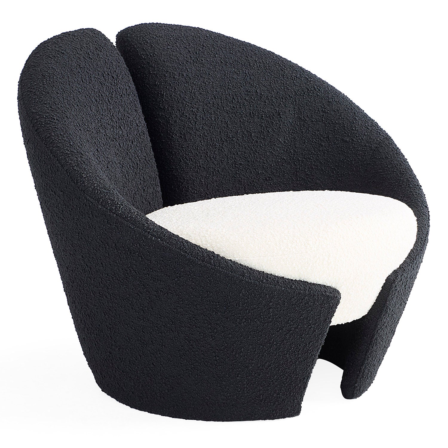 Jonathan Adler Marais Black Lounge Chair