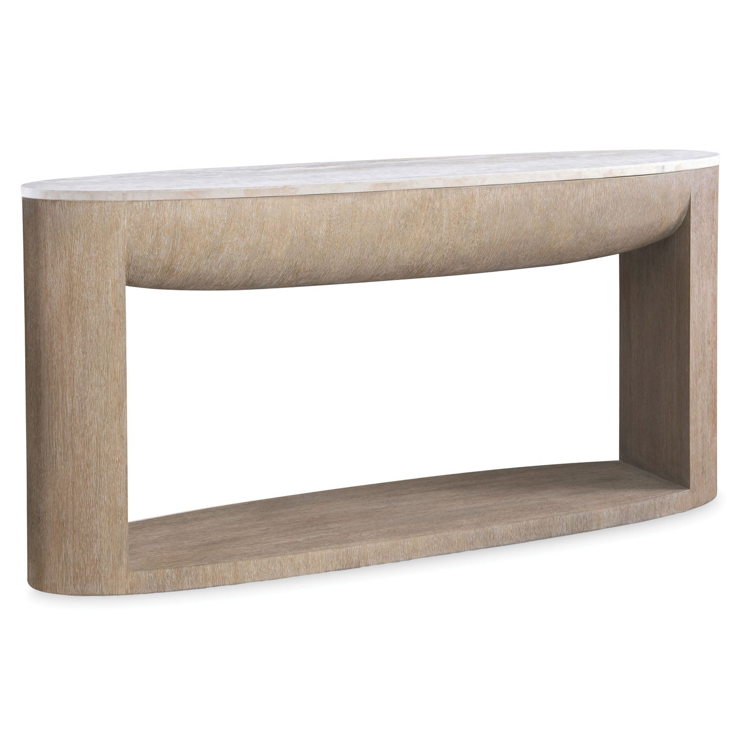 Bernhardt Loggia Oval Console Table