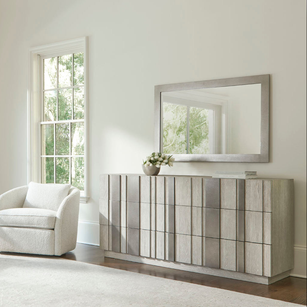 Bernhardt Tempo Dresser with Metal Overlay