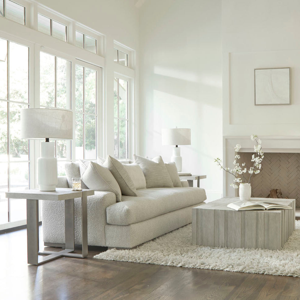 Bernhardt Tempo Metal Base Side Table