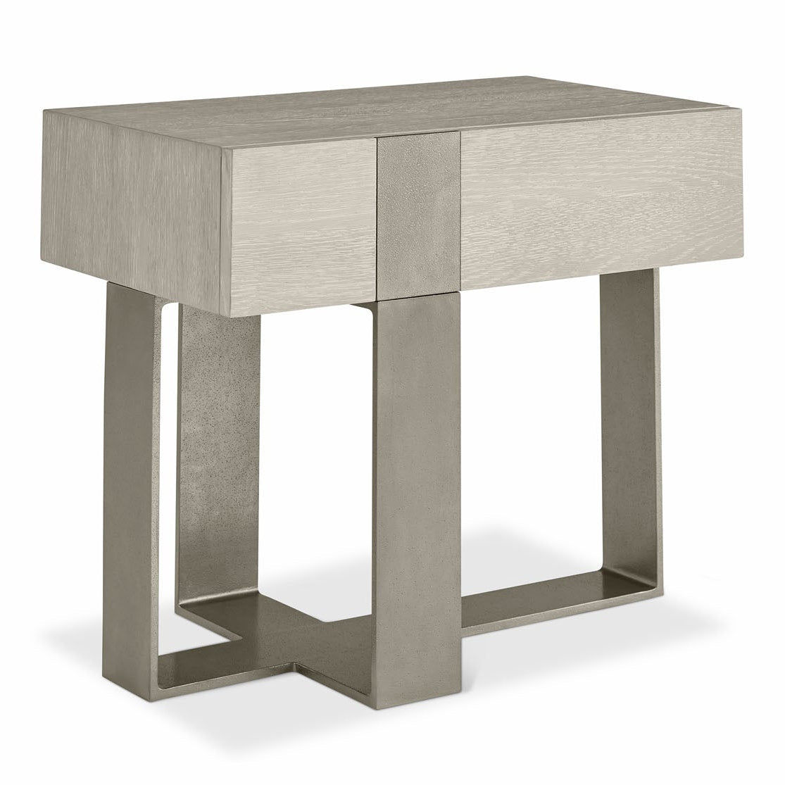 Bernhardt Tempo Metal Base Left Nightstand