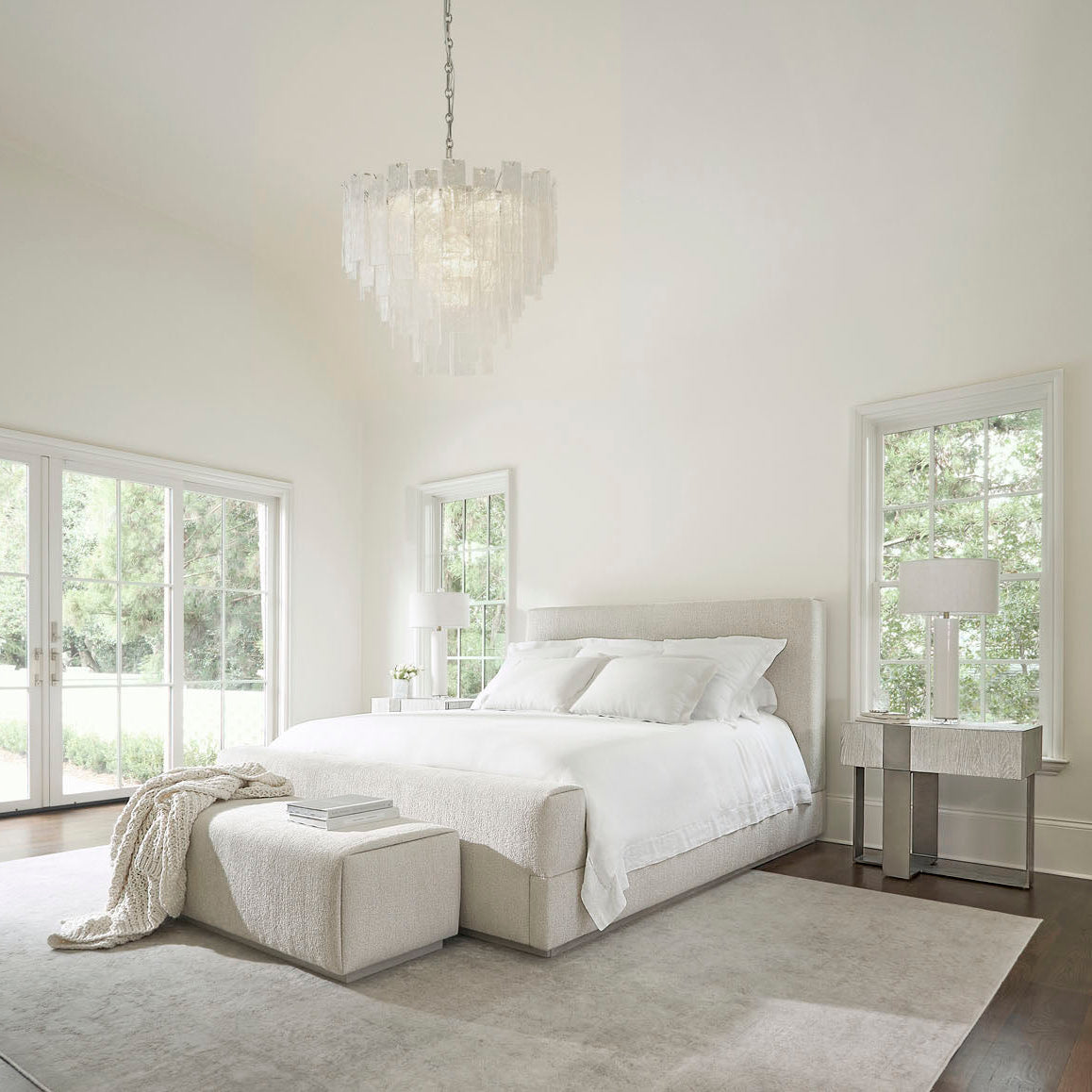 Bernhardt Tempo Metal Base Left Nightstand