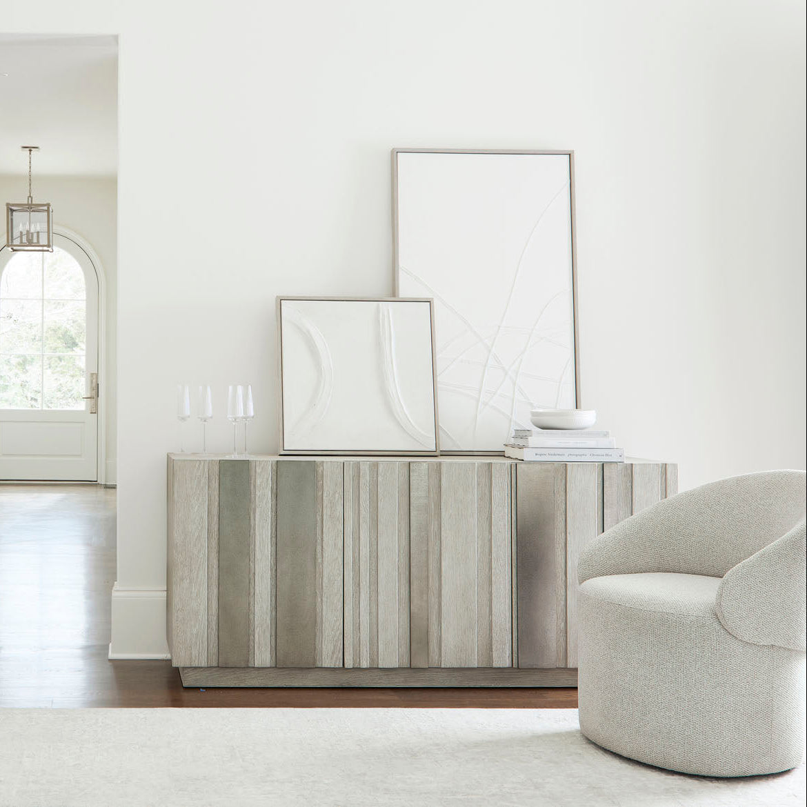 Bernhardt Tempo Barrel Arm Chair