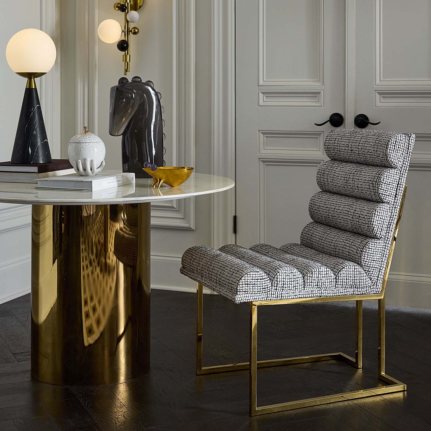 Jonathan Adler Acrylic Horse Objet