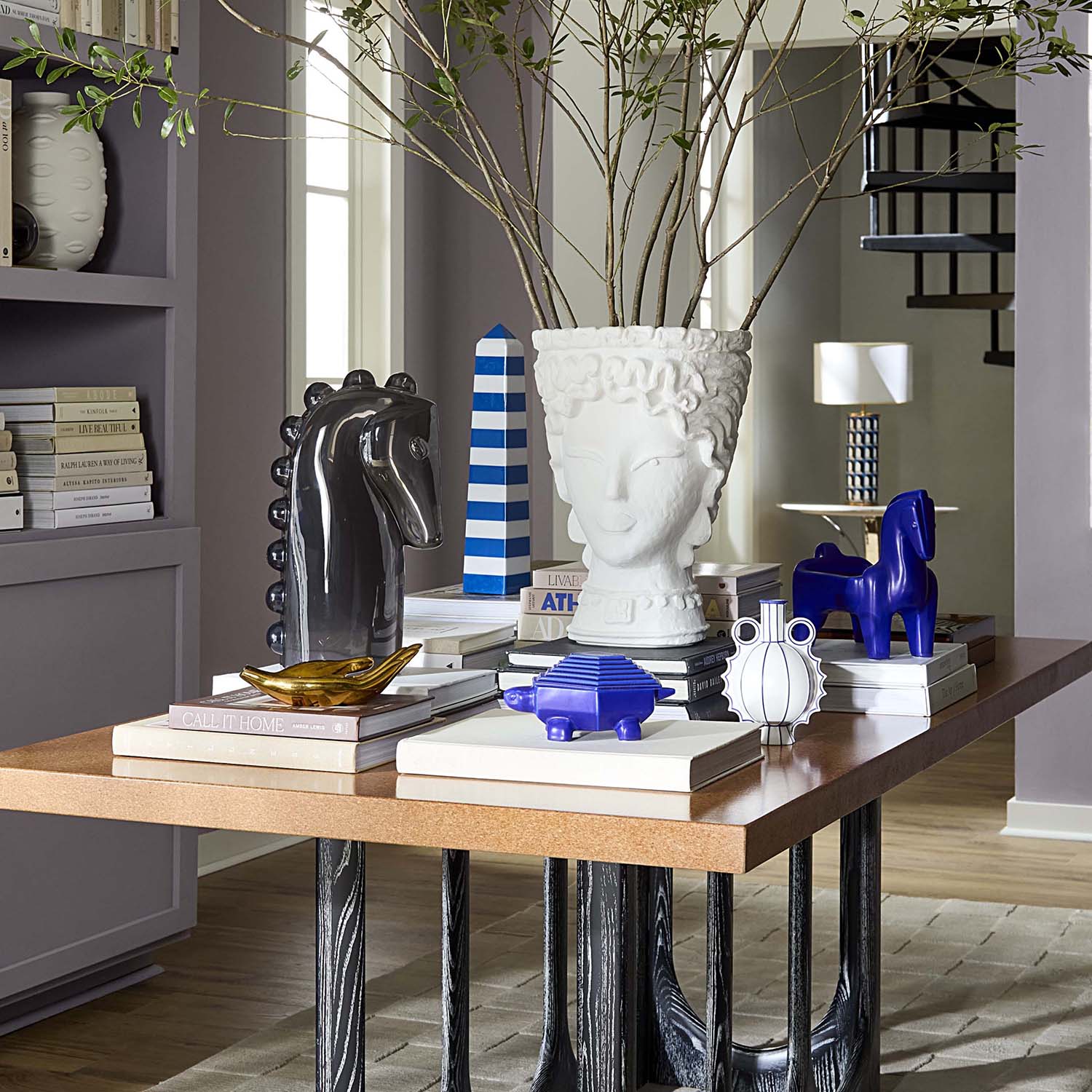 Jonathan Adler Acrylic Horse Objet