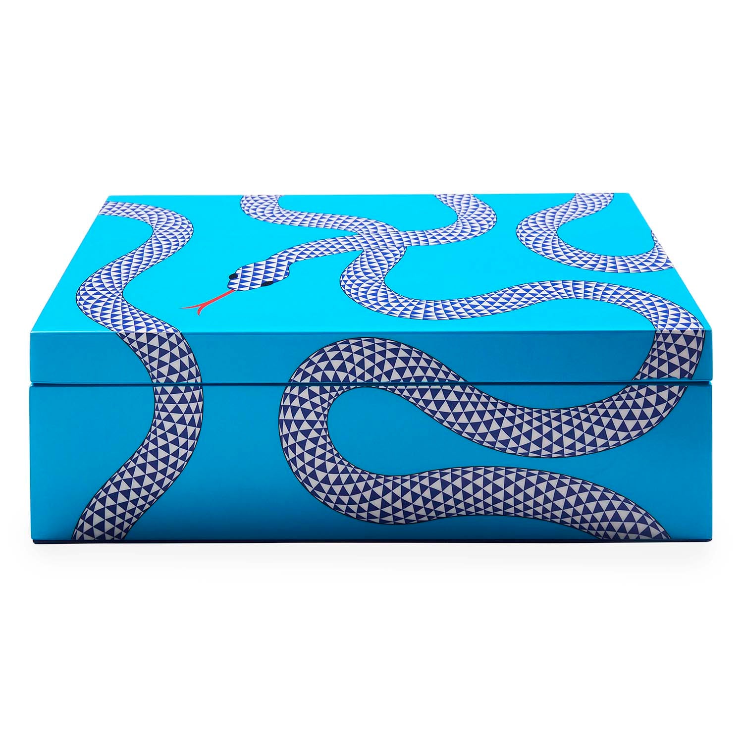 Jonathan Adler Eden Blue Lacquer Box
