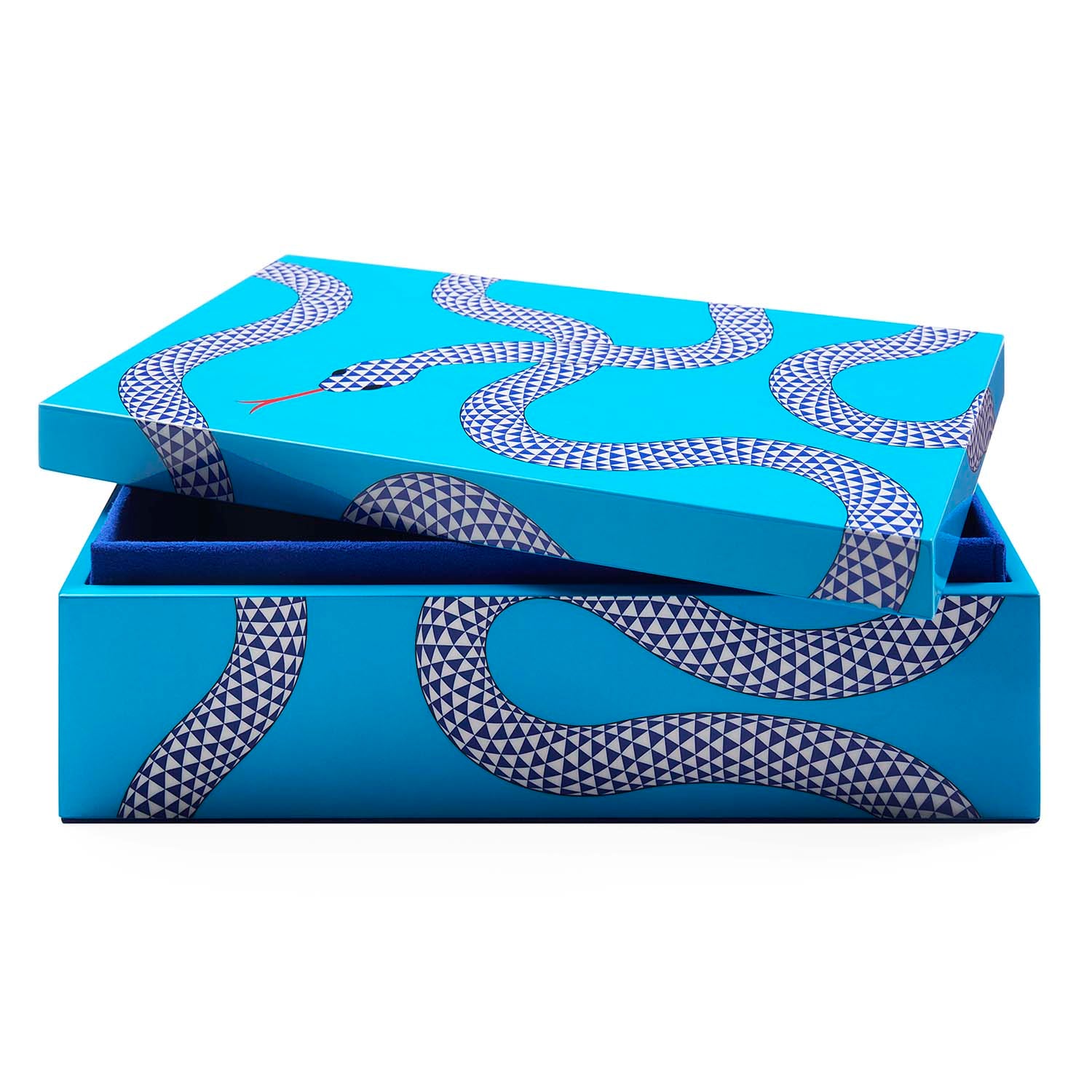 Jonathan Adler Eden Blue Lacquer Box
