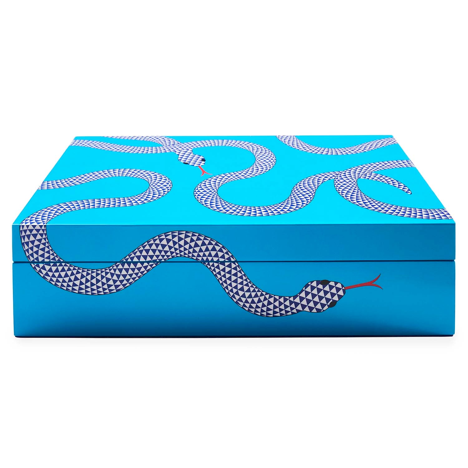 Jonathan Adler Eden Blue Lacquer Box