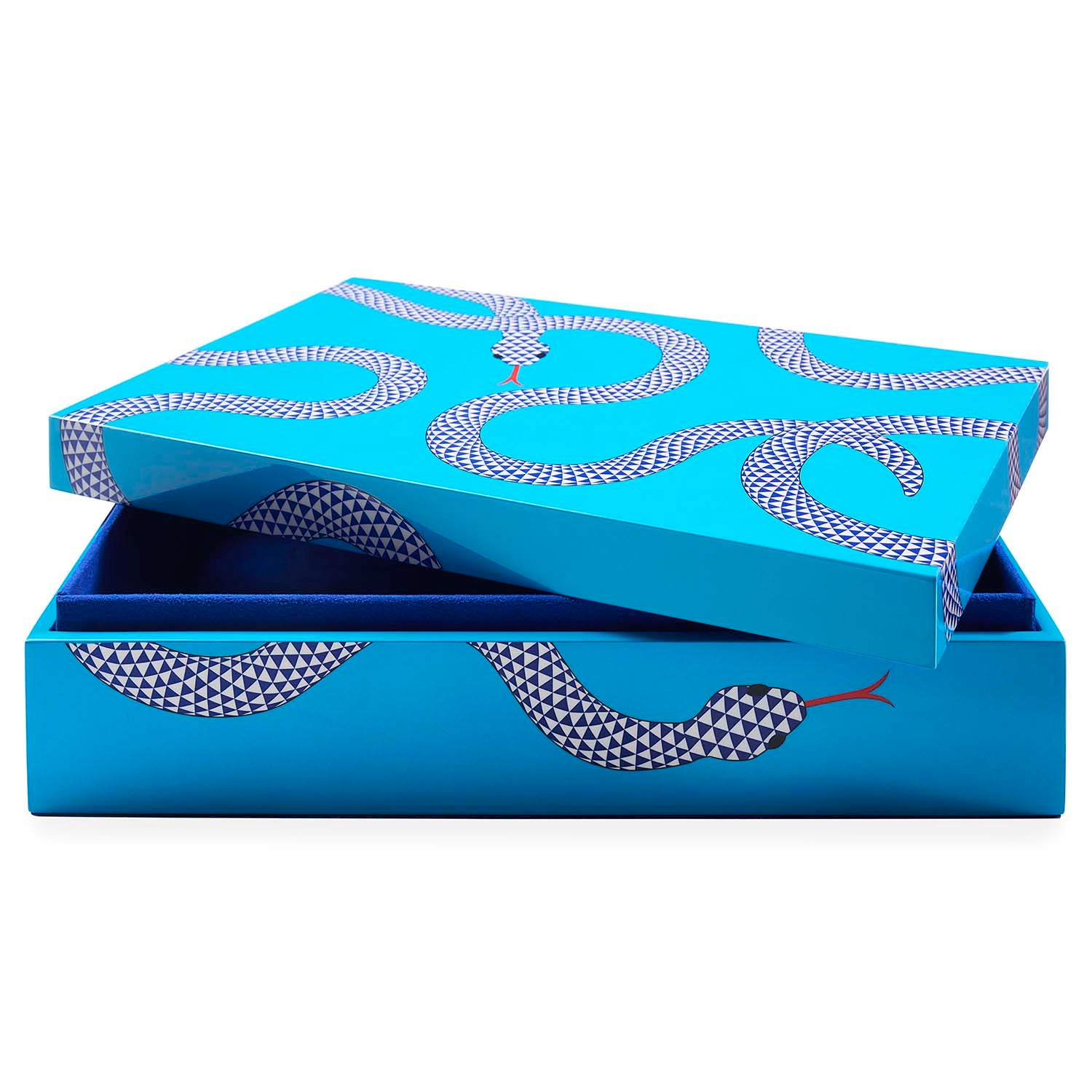 Jonathan Adler Eden Blue Lacquer Box