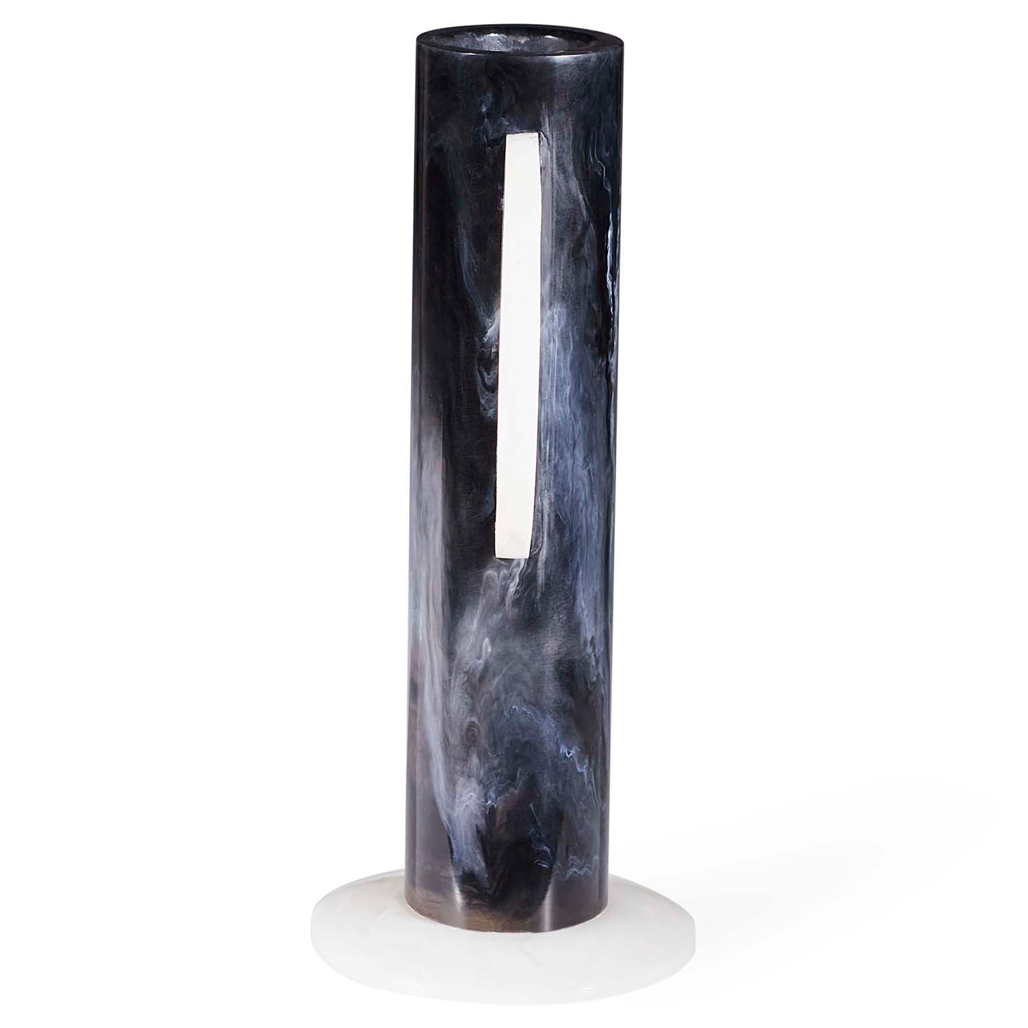 Jonathan Adler Mustique Black & White Cylinder Vase