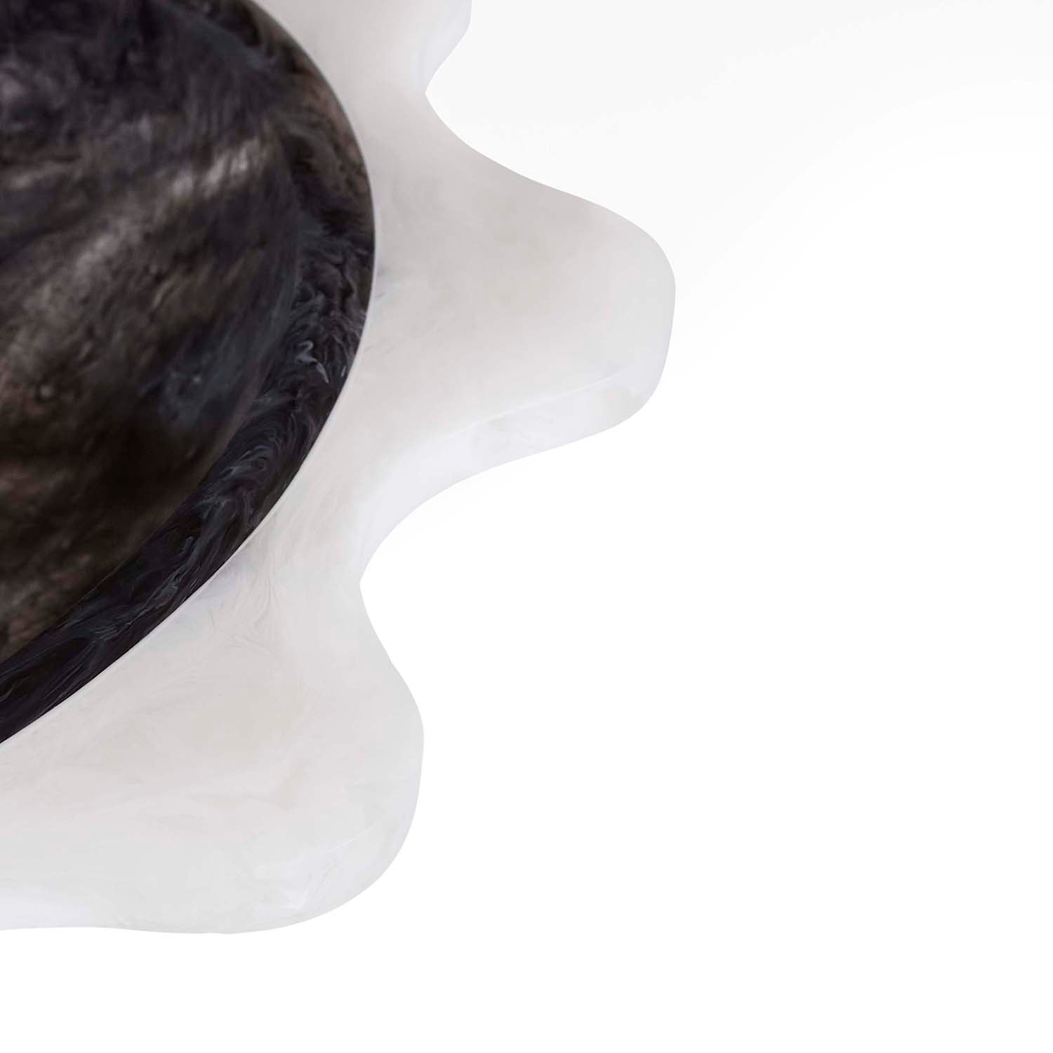 Jonathan Adler Mustique Black & White Ripple Bowl