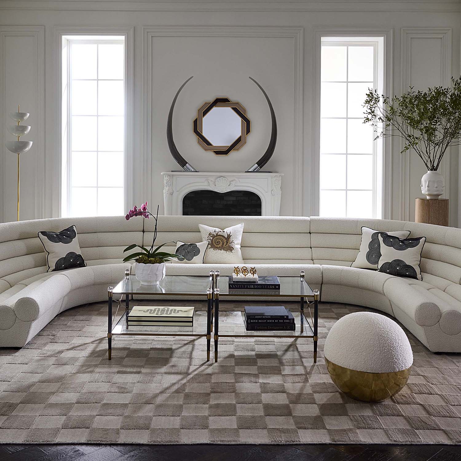 Jonathan Adler Rider Two-Tier Cocktail Table