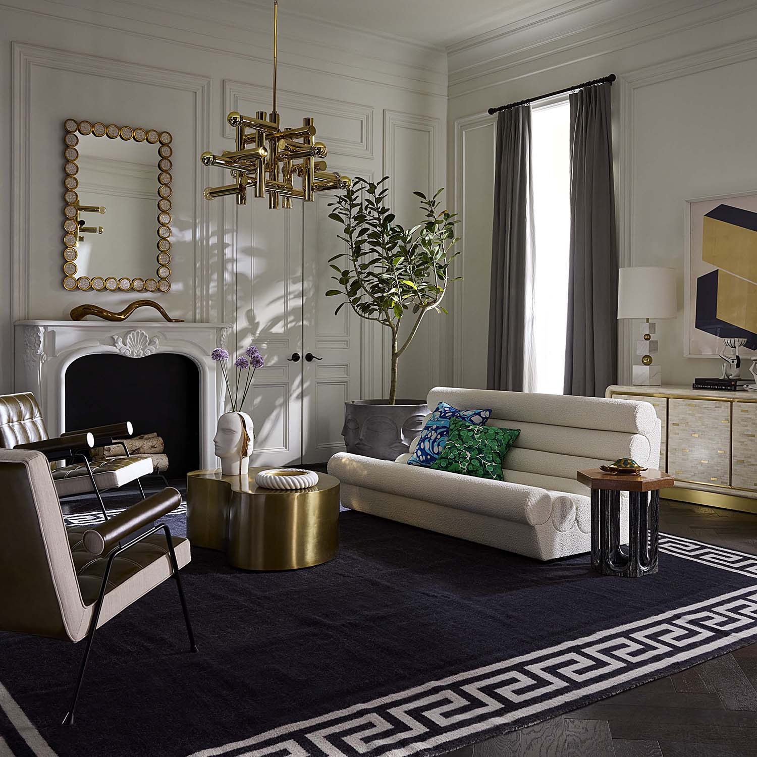 Jonathan Adler Futura Slipper Sofa