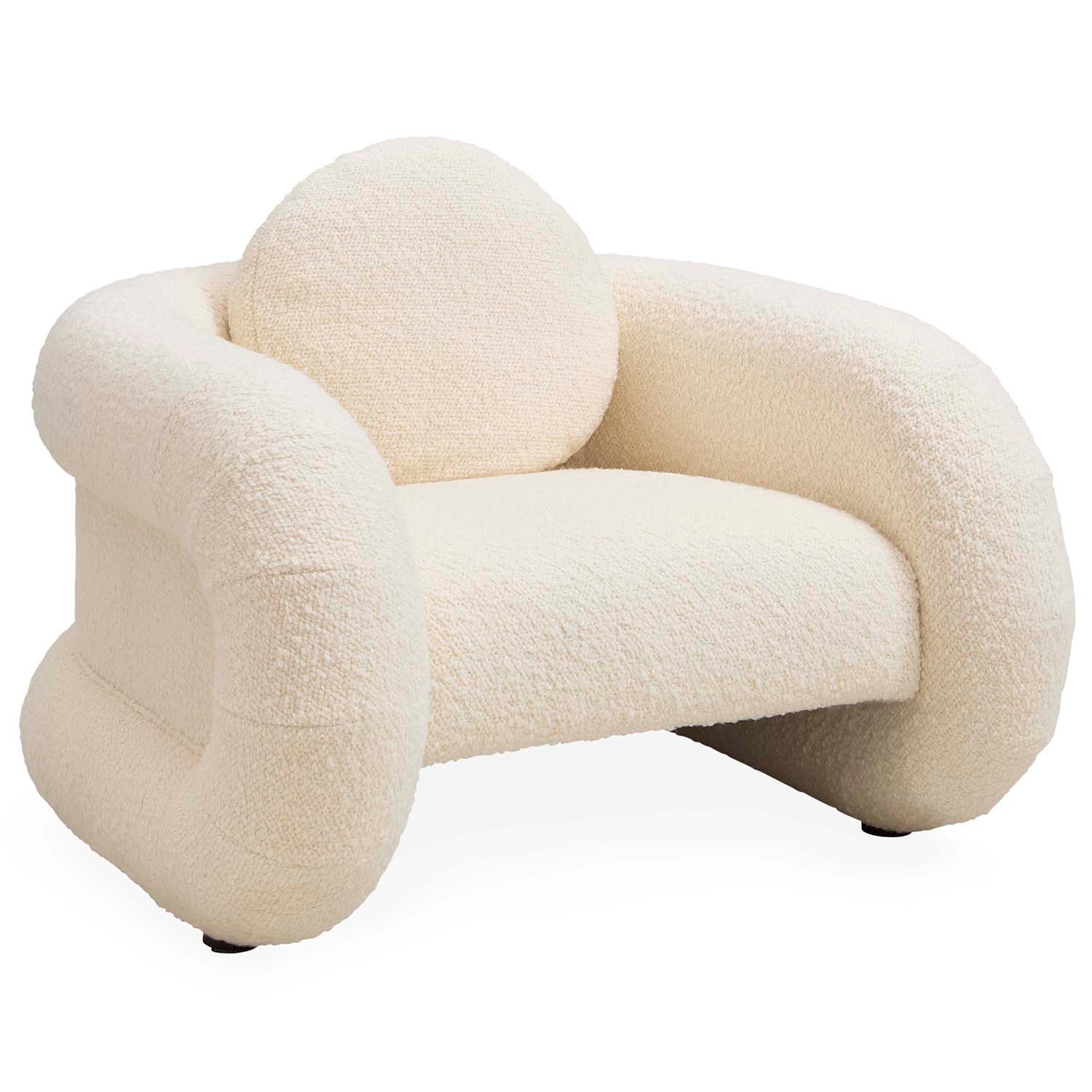 Jonathan Adler Pompidou White Lounge Chair