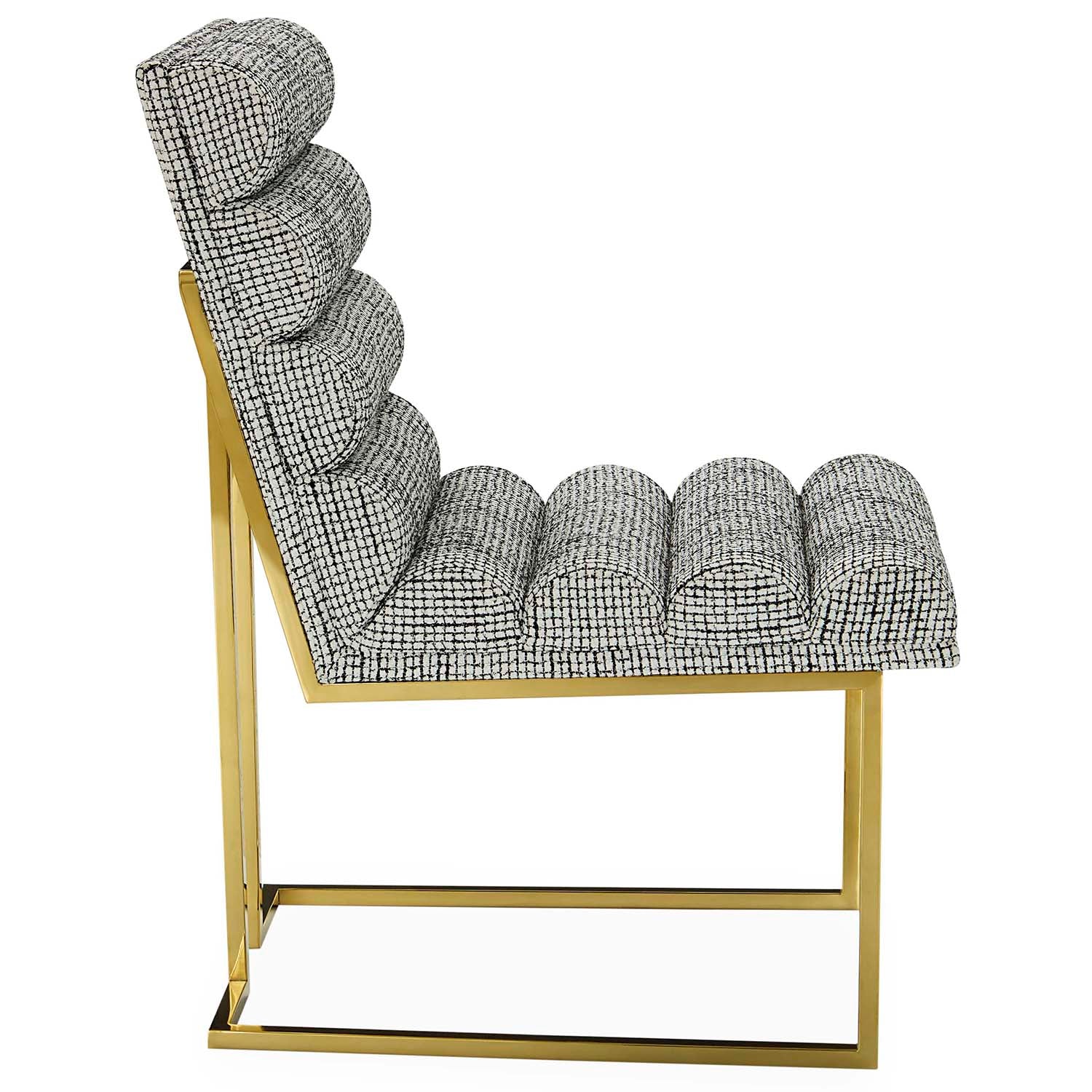 Jonathan Adler Channeled Goldfinger Dining Chair