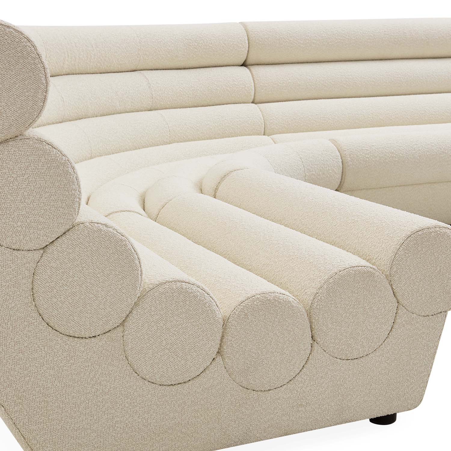 Jonathan Adler Futura Three-Piece L-Shape Sectional Sofa