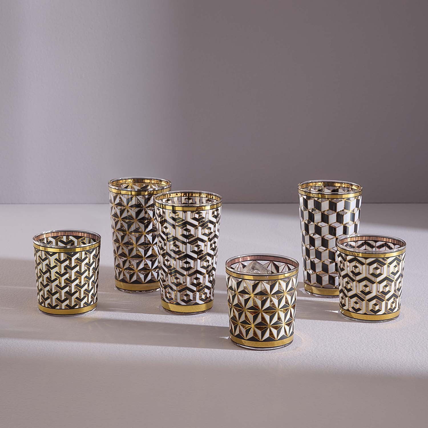 Jonathan Adler Versailles Highball Glassware Set