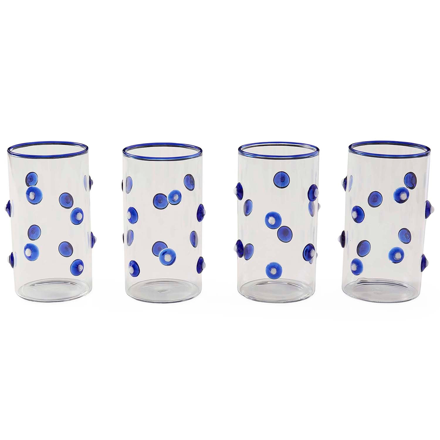 Jonathan Adler Dottie Highball Glassware Set of 4