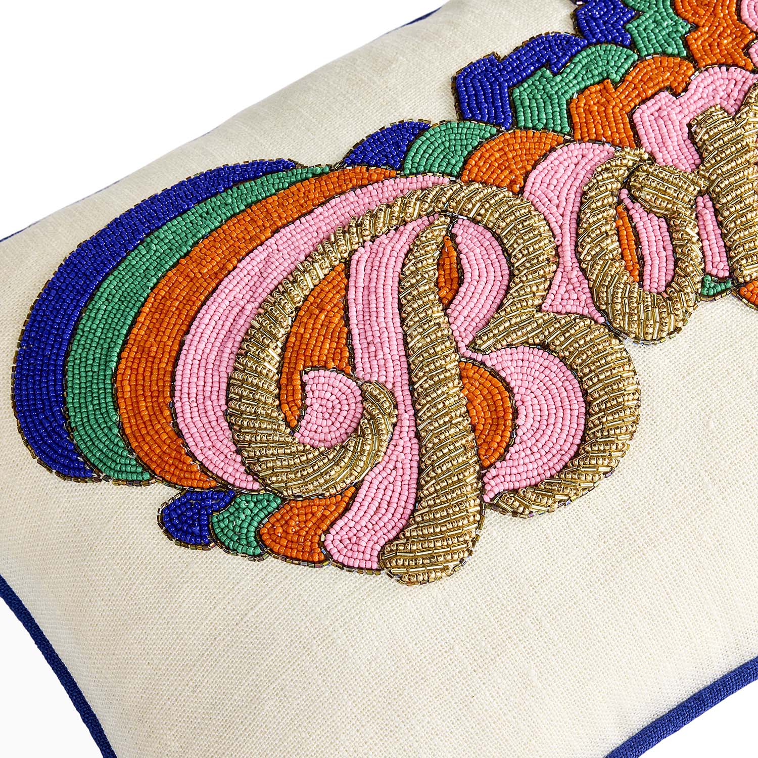 Jonathan Adler Bonjour Beaded Throw Pillow