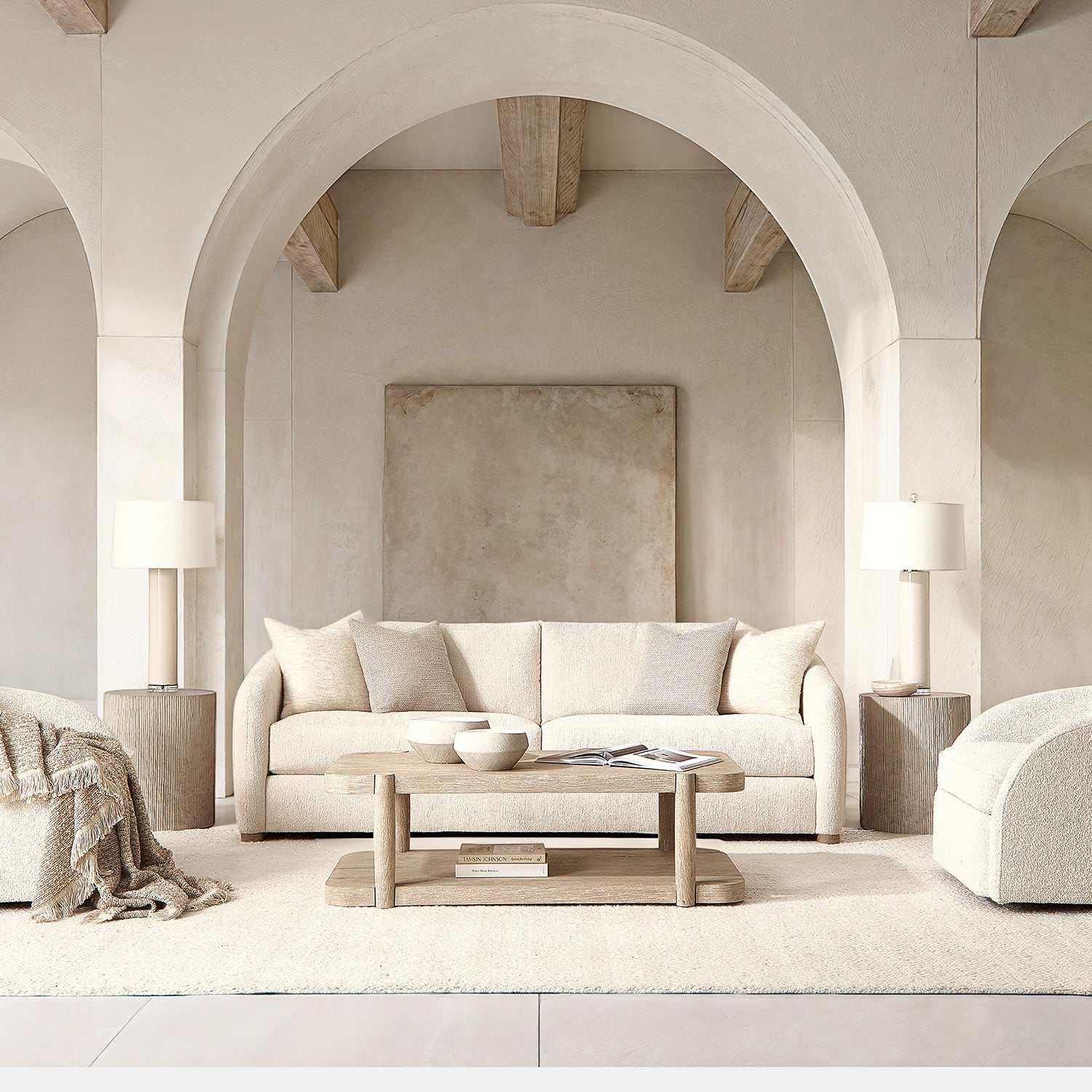 Bernhardt Loft Antibes Rustic Cocktail Table