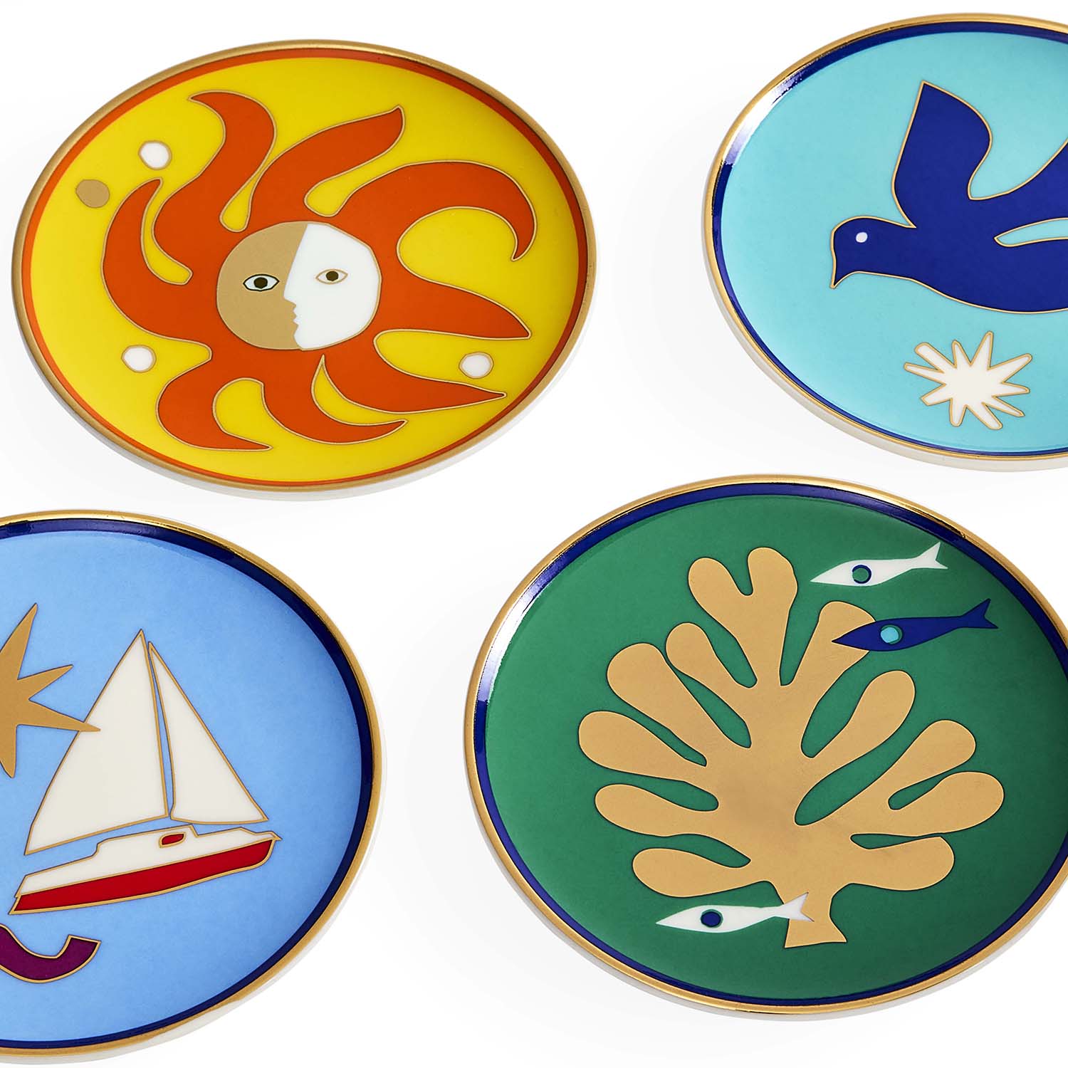 Jonathan Adler Playa Coaster Set of 4