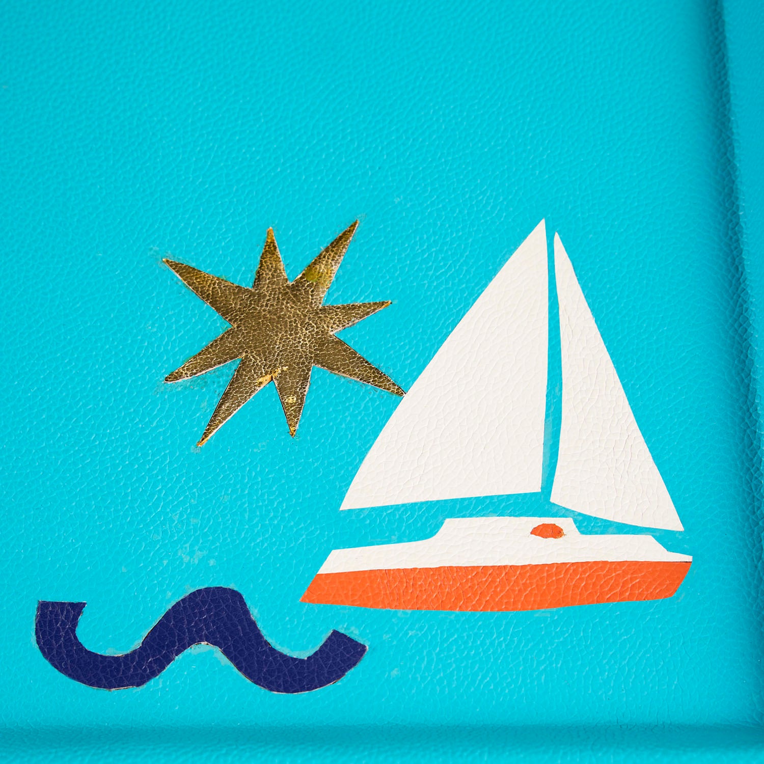 Jonathan Adler Playa Leather Boat Tray