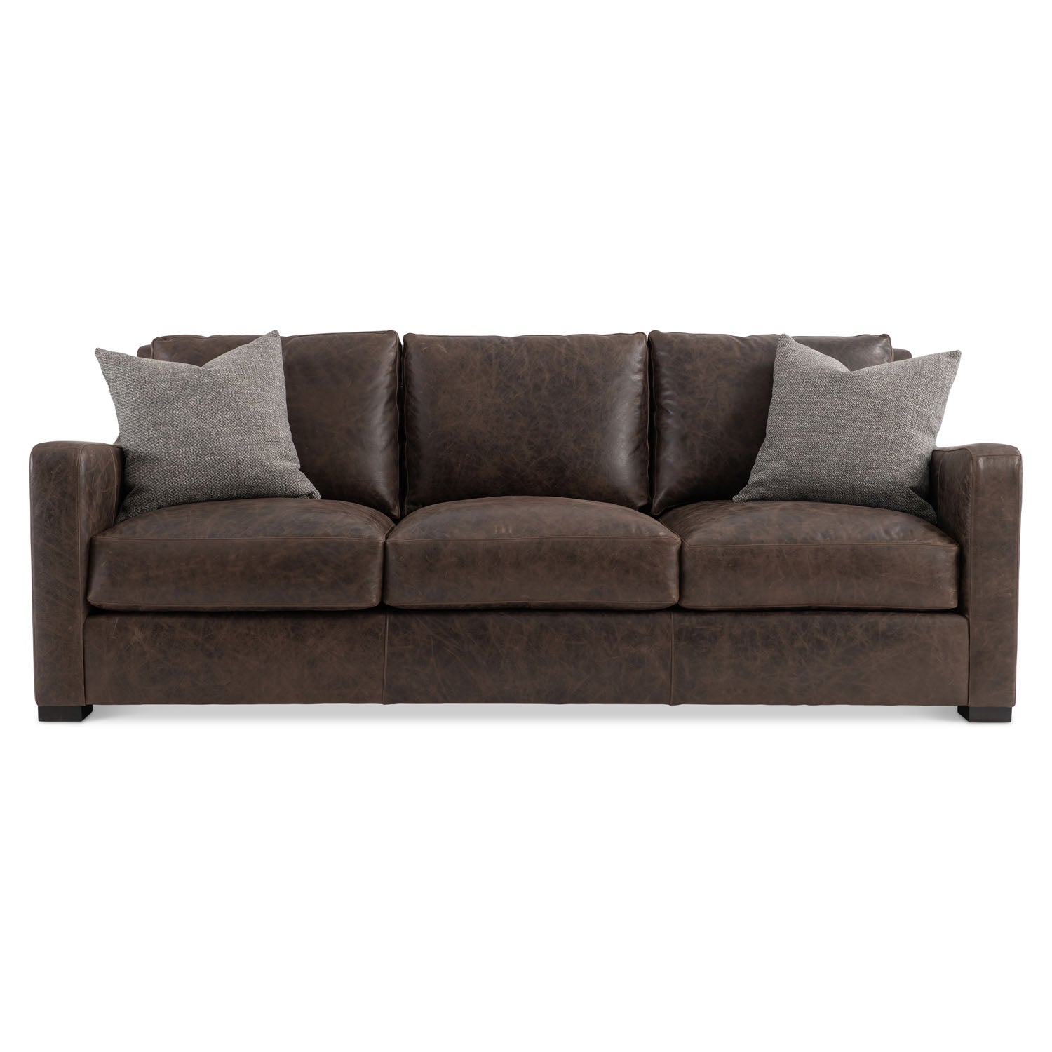 Bernhardt Living Ventura Leather Sofa