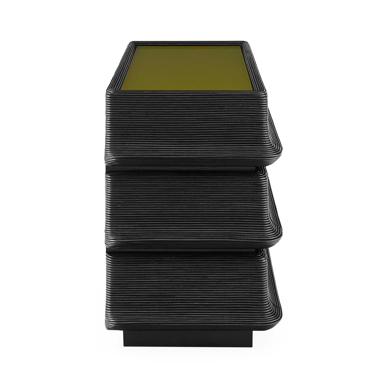 Jonathan Adler Pagoda Chest, side profile view