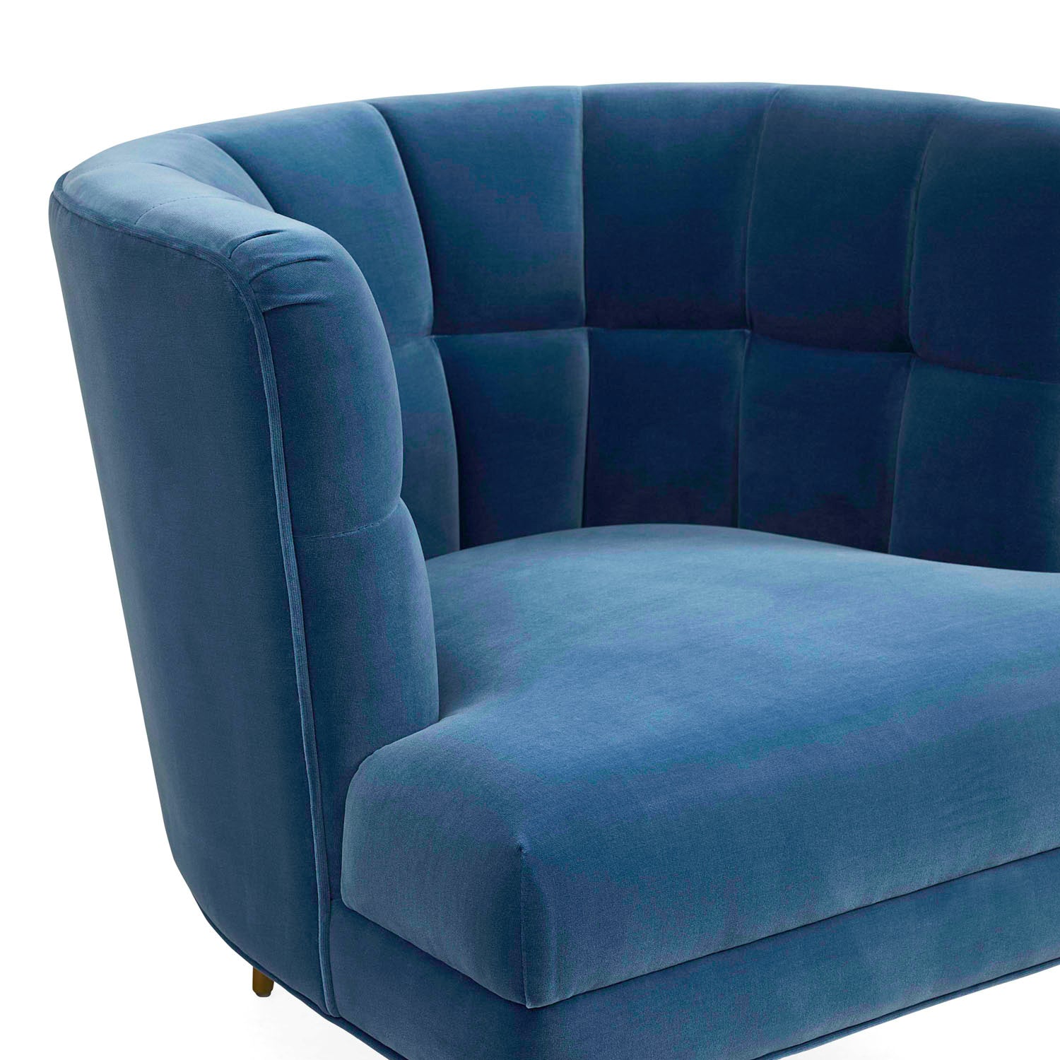 Detail showing the Varese Mariner velvet