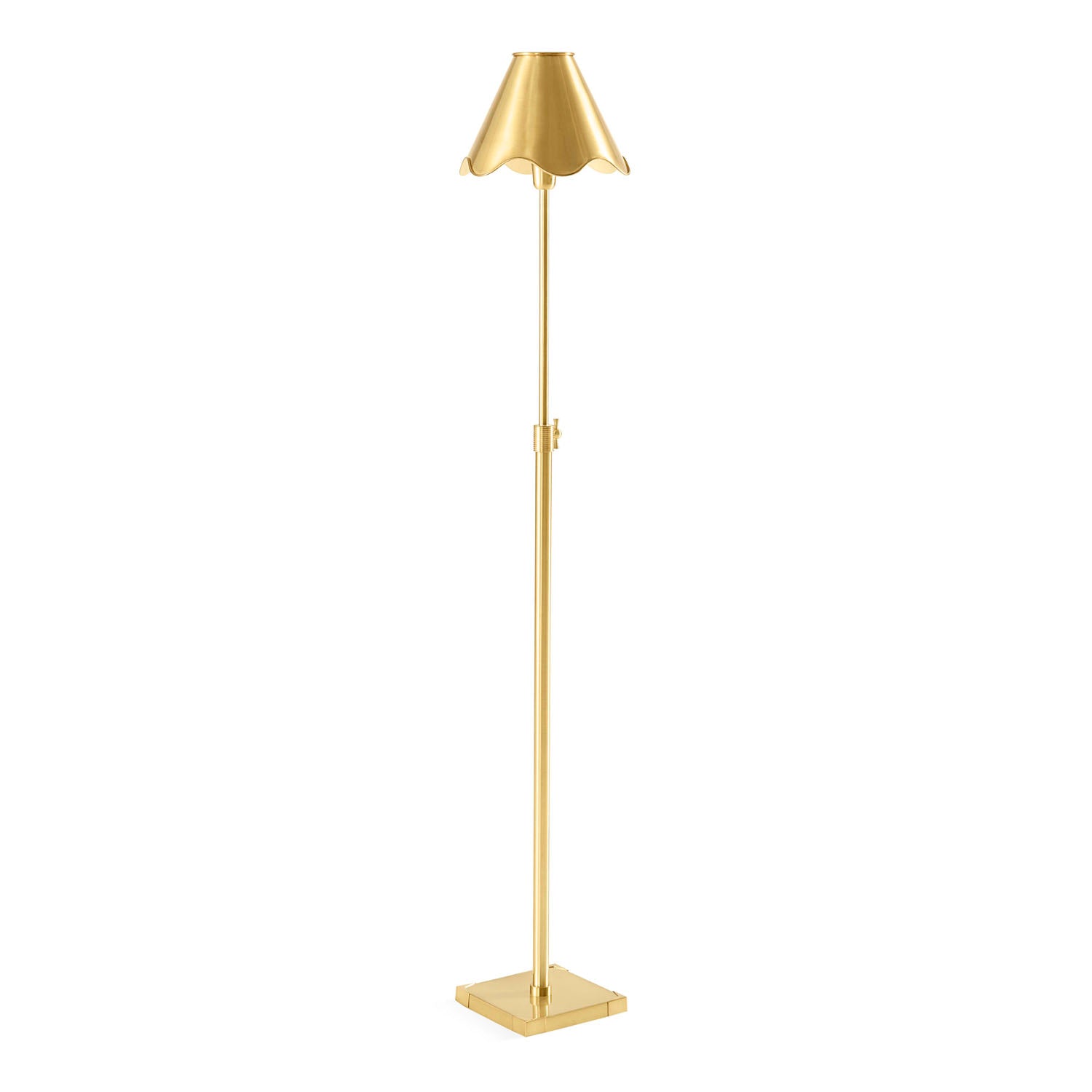 Jonathan Adler Ripple Brass Articulating Floor Lamp