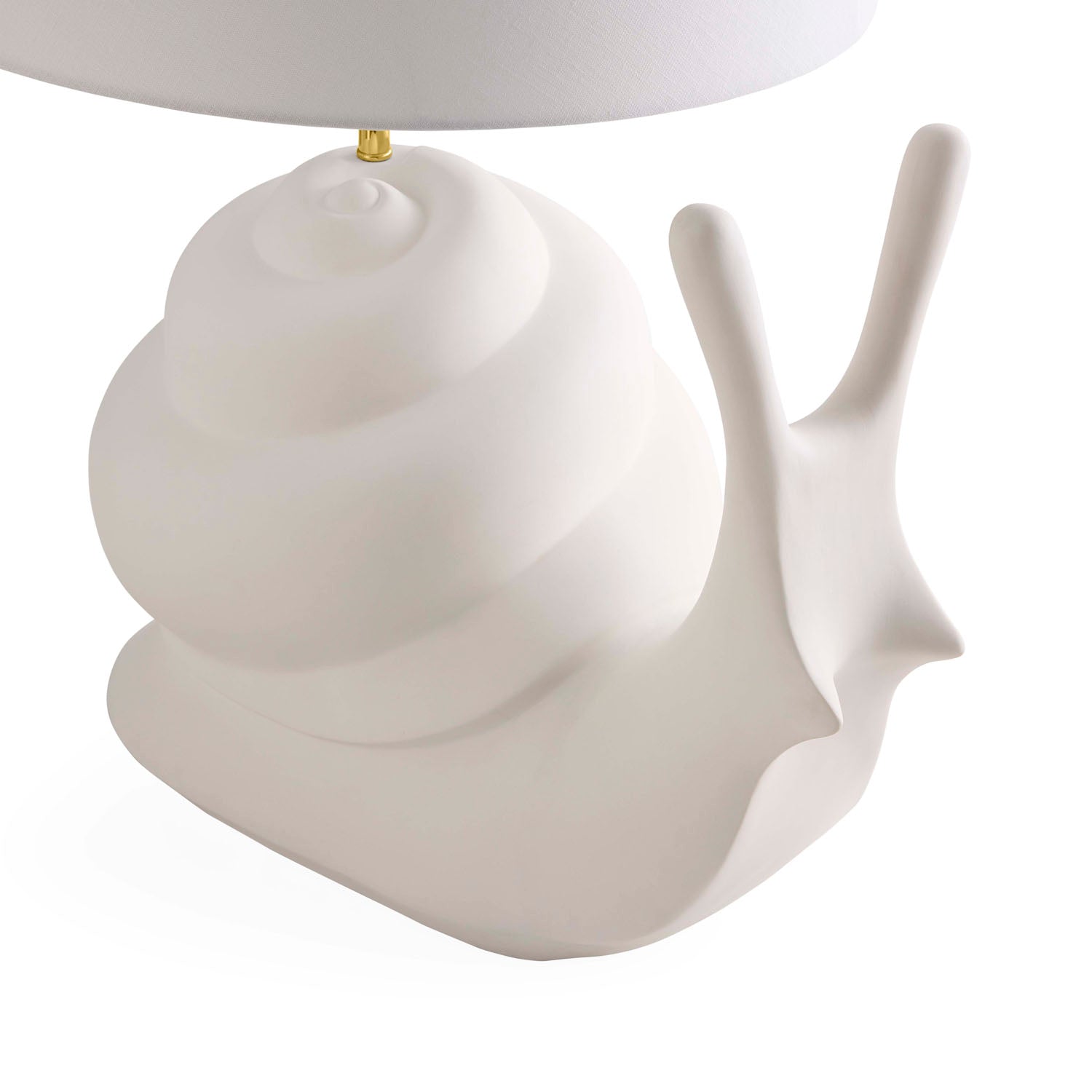Jonathan Adler Giant Snail lamp, rear view