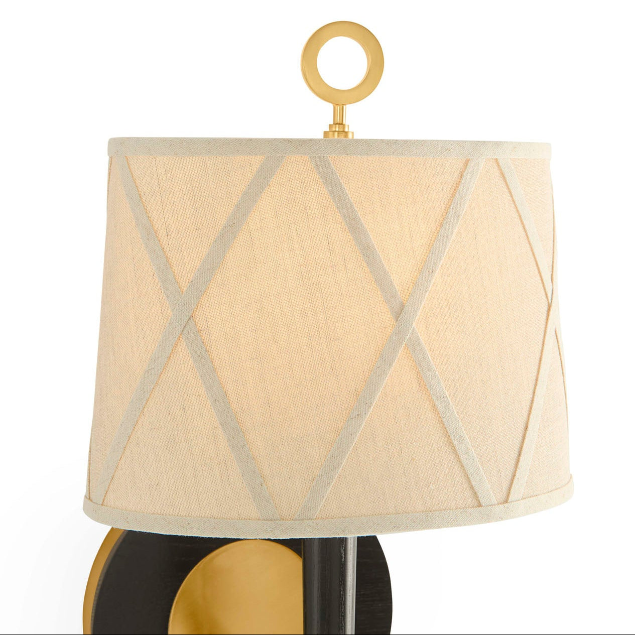 Ventana wall sconce mounted and styled on a wall