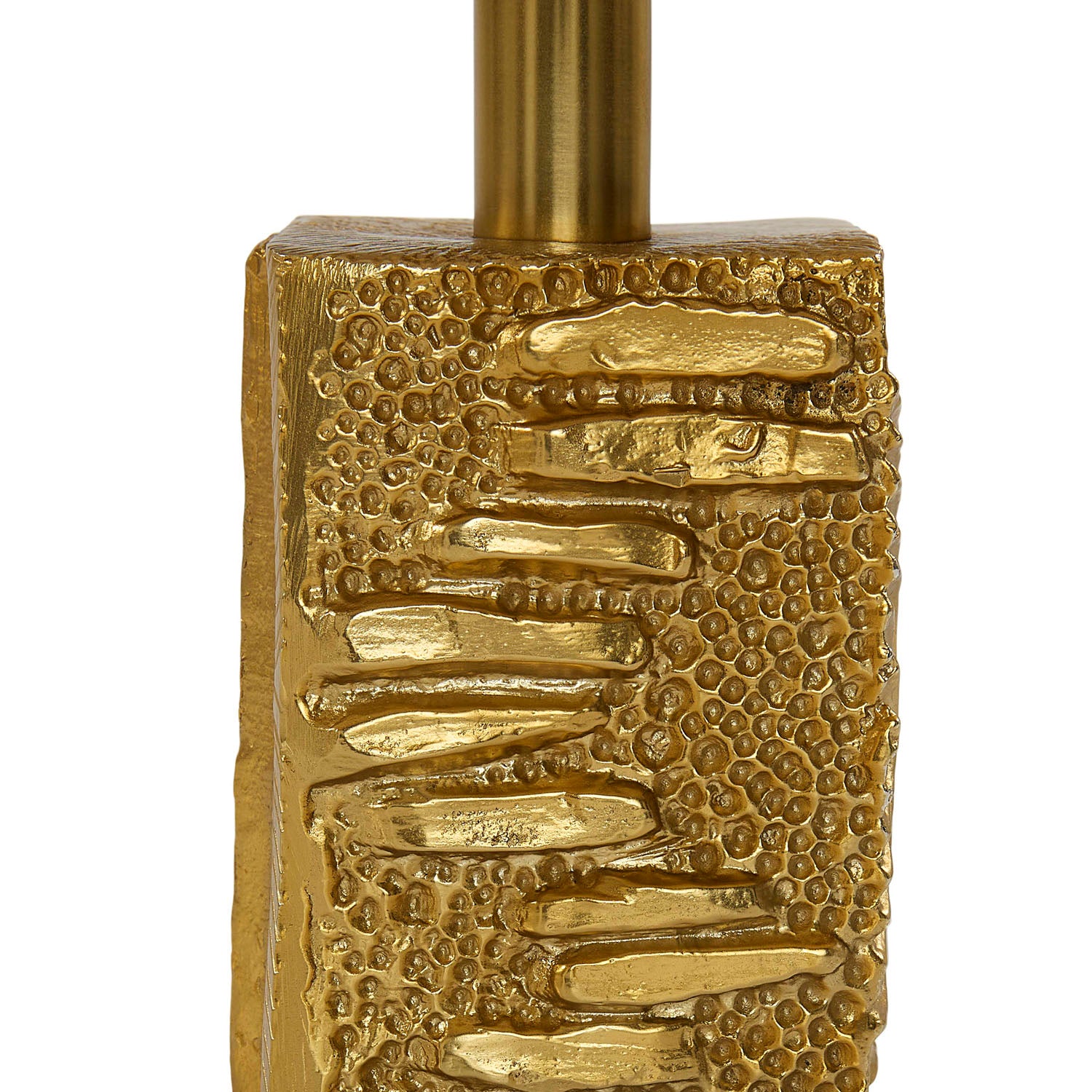 Jonathan Adler Foundry table lamp, detail of inline dimmer switch